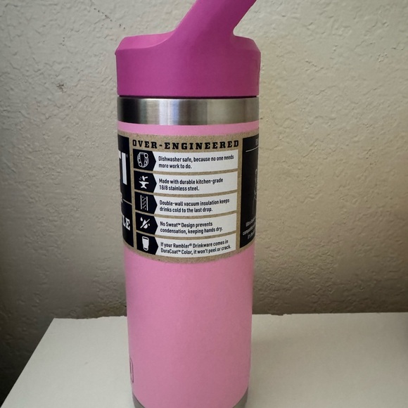 YETI Rambler Seasonal POWER PINK/WILDFLOWER Bottle - Picture 3 of 6